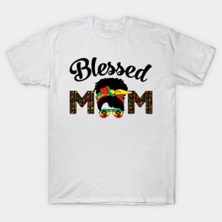 Blessed Mom Africa Black Woman T-Shirt